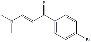 1-(4-broMophenyl)-3-(diMethylaMino)prop-2-ene-1-thione 结构式