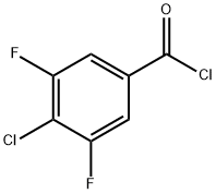 4-氯-3,5-二氟苯甲酰氯 结构式