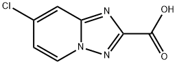 7-氯-[1,2,4]三唑[1,5-A]吡啶-2-羧酸 结构式