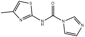 N-(4-Methylthiazol-2-yl)-1H-iMidazole-1-carboxaMide 结构式