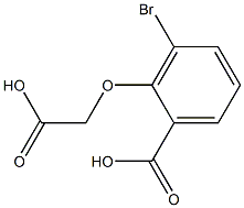 3-broMo-2-(carboxyMethoxy)benzoic acid 结构式
