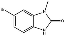 6-溴-1-甲基-1,3-二氢-2H-苯并咪唑-2-酮 结构式