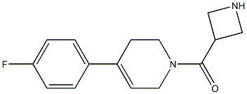 azetidin-3-yl(4-(4-fluorophenyl)-5,6-dihydropyridin-1(2H)-yl)Methanone 结构式