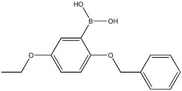 2-苄氧基-5-乙氧基苯硼酸 结构式