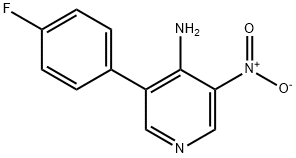 3-(4-fluorophenyl)-5-nitropyridin-4-aMine 结构式