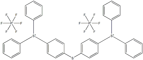 (Thiodi-4,1-phenylene)bis(diphenylsulfoniuM) hexafluorophosphate 结构式