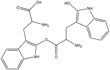 2-Hydroxy-DL-tryptophan 2-Hydroxy-DL-tryptophan 结构式