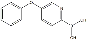(5-phenoxypyridin-2-yl)boronic acid 结构式