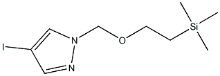 4-IODO-1-((2-(TRIMETHYLSILYL)ETHOXY)METHYL)-1H-PYRAZOLE 结构式