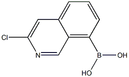 3-chloroisoquinolin-8-yl-8-boronic acid 结构式