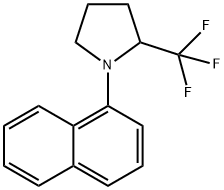 1-(Naphthalen-1-yl)-2-(trifluoroMethyl)pyrrolidine 结构式