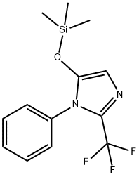 1-Phenyl-2-(trifluoroMethyl)-5-(triMethylsilyloxy)-1H-iMidazole 结构式