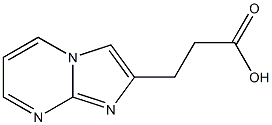 3-IMidazo[1,2-a]pyriMidin-2-yl-propionic acid 结构式