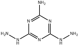 4,6-dihydrazinyl-1,3,5-triazin-2-aMine 结构式
