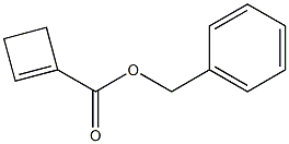 Benzyl cyclobut-1-enecarboxylate 结构式