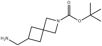 6-(氨基甲基)-2-氮杂螺[3.3]庚烷-2-羧酸叔丁酯 结构式