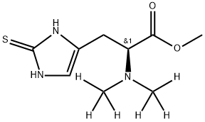 N-DESMETHYL L-ERGOTHIONEINE-D6 METHYL ESTER 结构式