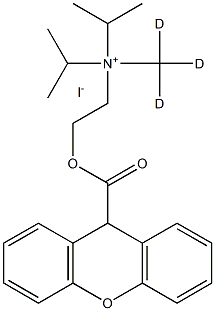 Propantheline-d3 Iodide 结构式