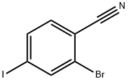 2-溴-4-碘苯腈 结构式