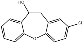 2-氯-10,11-二氢二苯并[B,F]噁-10-醇 结构式