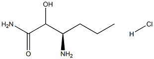 (3R)-3-AMINO-2-HYDROXYHEXANAMIDE HYDROCHLORIDE 结构式