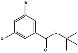3,5-二溴苯甲酸叔丁酯 结构式