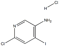 6-Chloro-4-iodopyridin-3-aMine hydrochloride 结构式