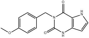 3-(4-Methoxybenzyl)-4a,5-dihydro-1H-pyrrolo[3,2-d]pyriMidine-2,4(3H,7aH)-dione 结构式