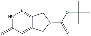 Tert-butyl 3-oxo-2,3-dihydro-5H-pyrrolo[3,4-c]pyridazine-6(7H)-carboxylate 结构式