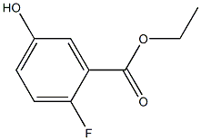 2-氟-5-羟基苯甲酸乙酯 结构式