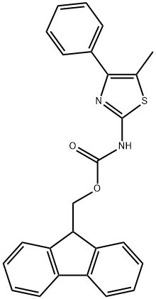 2-(FMOC-氨基)-5-甲基-4-苯噻唑 结构式