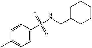 N-(环己基甲基)-4-甲基苯磺酰胺 结构式