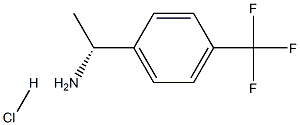 (R)-1-(4-(trifluoroMethyl)phenyl)ethylaMine hydrochloride 结构式