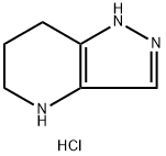 4,5,6,7-Tetrahydro-1H-pyrazolo[4,3-b]pyridine hydrochloride 结构式