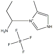 1-胺丙基-3-甲基咪唑四氟硼酸盐 结构式