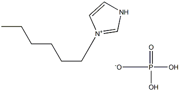 1-己基咪唑磷酸二氢盐 结构式