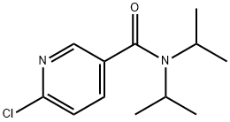 6-氯-N,N-二异丙基烟酰胺 结构式