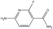 6-AMINO-2-FLUORONICOTINAMIDE 结构式