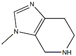 3-Methyl-4,5,6,7-tetrahydro-3H-iMidazo[4,5-c]pyridine 结构式