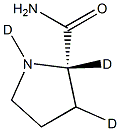 L-ProlinaMide-d3 结构式