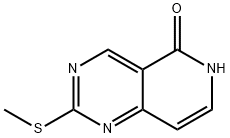 2-(甲基硫代)吡啶并[4,3-D]嘧啶-5(6H)-酮 结构式