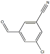 3-氰基-5-氯苯甲醛 结构式