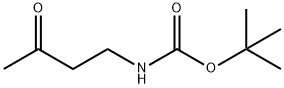 (3-氧代丁基)氨基甲酸叔丁酯 结构式