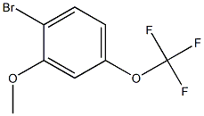 3-甲氧基-4-溴三氟甲氧基苯 结构式