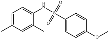 N-(2,4-二甲基苯)-4-甲氧基苯磺酰胺 结构式