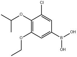 3-氯-5-乙氧基-4-异丙氧基苯基硼酸 结构式