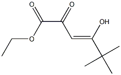 (Z)-4-Hydroxy-5,5-dimethyl-2-oxo-hex-3-enoic acid ethyl ester 结构式