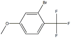 3-溴-4-三氟甲基苯甲醚 结构式