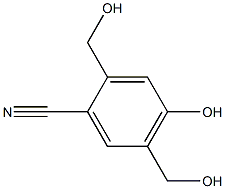 2,5-二甲基-4-羟基苯腈 结构式