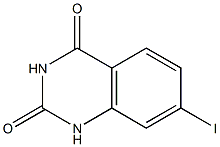 7-碘喹唑啉-2,4-二酮 结构式